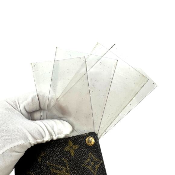 Louis Vuitton LV Monogram Porte Cartes Credit Pression Card Holder - Picture 7 of 9